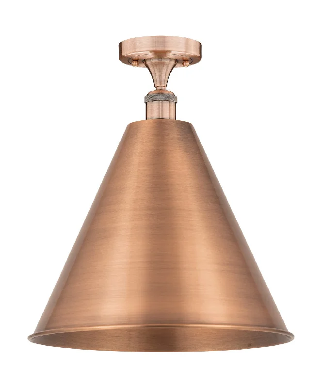 Energy - Efficient Industrial Lighting for Cost - SavingsEdison One Light Semi-Flush Mount Energy - Efficient Industrial Lighting for Cost - SavingsEdison One Light Semi-Flush Mount