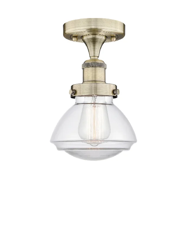 Industrial Lighting for Electronics ManufacturingEdison One Light Semi-Flush Mount Industrial Lighting for Electronics ManufacturingEdison One Light Semi-Flush Mount