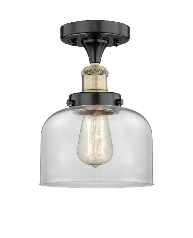Dust - Resistant Industrial Lighting for Dirty WorkspacesEdison One Light Semi-Flush Mount Dust - Resistant Industrial Lighting for Dirty WorkspacesEdison One Light Semi-Flush Mount