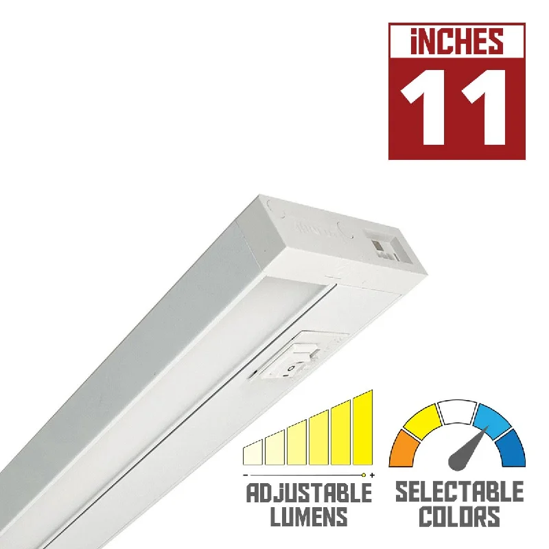 Durable Industrial Lighting for Harsh EnvironmentsLEDUR 11in. Edge-Lit Under Cabinet LED Light, 275|475 Lm, Selectable 2700K to 5000K, 120V Durable Industrial Lighting for Harsh EnvironmentsLEDUR 11in. Edge-Lit Under Cabinet LED Light, 275|475 Lm, Selectable 2700K to 5000K, 120V
