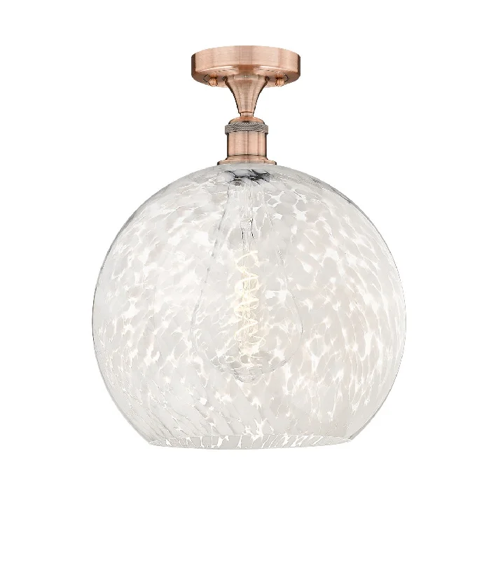 Waterproof Industrial Lighting for Wet AreasEdison LED Semi-Flush Mount