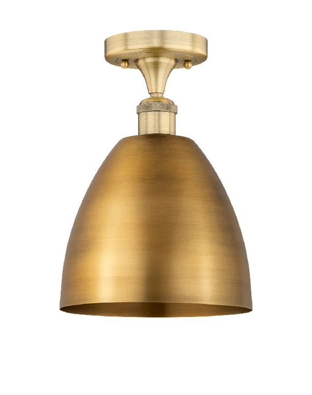 Industrial Exit Sign Lighting for Quick EvacuationEdison One Light Semi-Flush Mount Industrial Exit Sign Lighting for Quick EvacuationEdison One Light Semi-Flush Mount