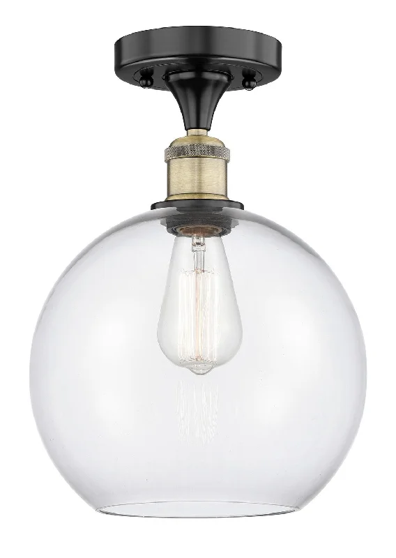 Industrial Emergency Lighting for Safety in FactoriesEdison One Light Semi-Flush Mount Industrial Emergency Lighting for Safety in FactoriesEdison One Light Semi-Flush Mount