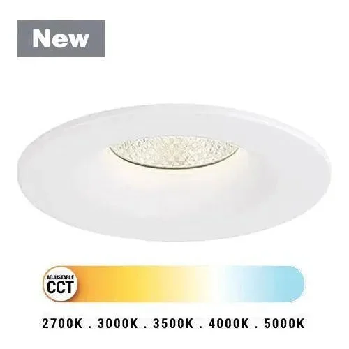 Waterproof track lighting for bathroomsMidway Round Fixed Downlight