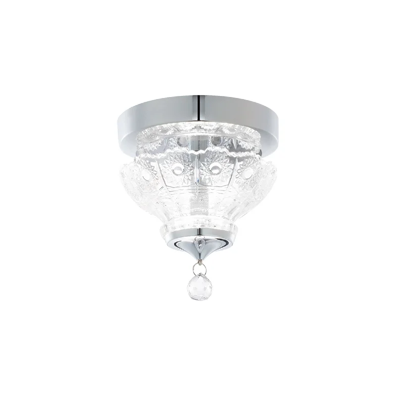 Track lighting with a sleek profileSterling 5" 1-Light LED Semi Flush Mount