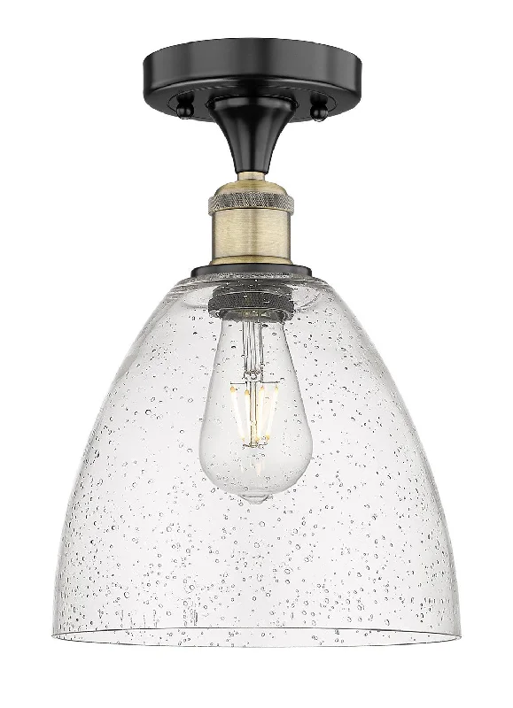 Industrial Lighting with High CRI (Color Rendering Index) for True Color PerceptionEdison One Light Semi-Flush Mount Industrial Lighting with High CRI (Color Rendering Index) for True Color PerceptionEdison One Light Semi-Flush Mount