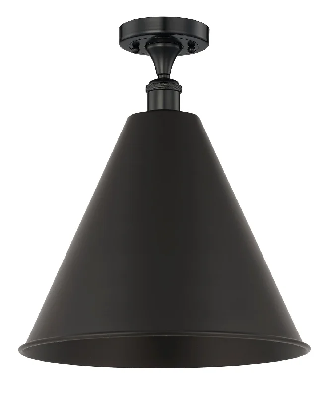 Industrial Wall - Mounted Lighting for Workshop WallsEdison One Light Semi-Flush Mount Industrial Wall - Mounted Lighting for Workshop WallsEdison One Light Semi-Flush Mount