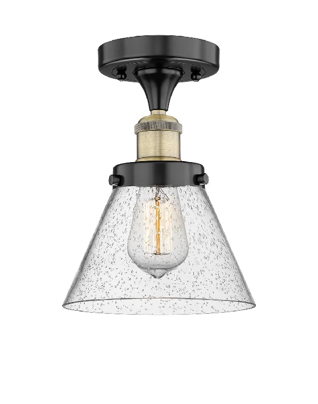 Industrial Lighting for Automotive Manufacturing PlantsEdison One Light Semi-Flush Mount Industrial Lighting for Automotive Manufacturing PlantsEdison One Light Semi-Flush Mount