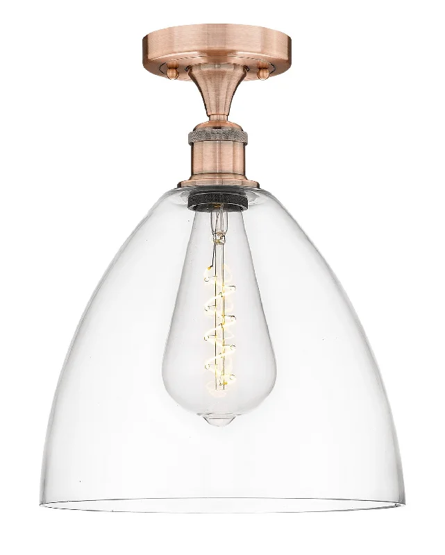 Corrosion - Resistant Industrial Lighting for Coastal FactoriesEdison One Light Semi-Flush Mount Corrosion - Resistant Industrial Lighting for Coastal FactoriesEdison One Light Semi-Flush Mount