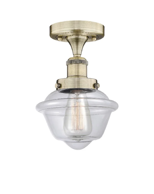 Industrial Lighting for Woodworking FactoriesEdison One Light Semi-Flush Mount