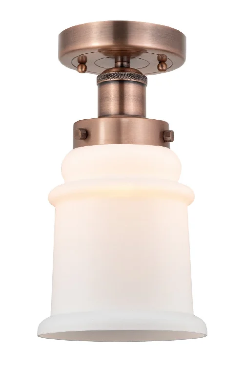 Industrial Ceiling - Mounted Lighting for Assembly PlantsEdison One Light Semi-Flush Mount Industrial Ceiling - Mounted Lighting for Assembly PlantsEdison One Light Semi-Flush Mount