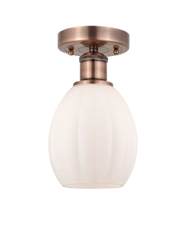Industrial Ceiling - Mounted Lighting for Assembly PlantsEdison One Light Semi-Flush Mount Industrial Ceiling - Mounted Lighting for Assembly PlantsEdison One Light Semi-Flush Mount