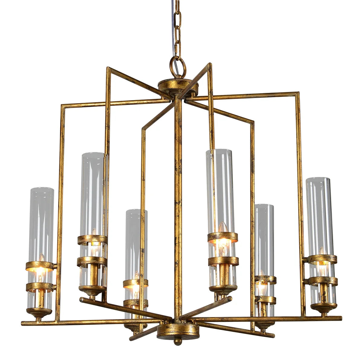 Track lighting with adjustable armsForty West Designs 72544 Bellmeade Chandelier