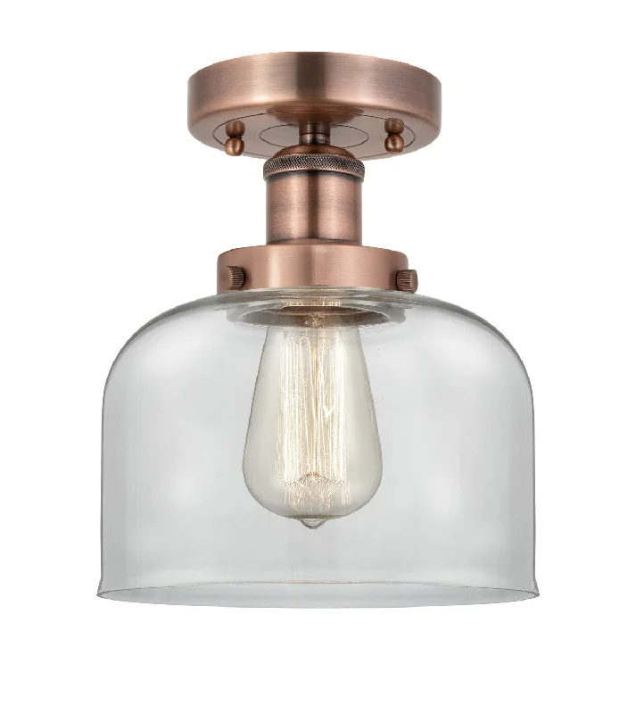 Industrial Lighting for Woodworking FactoriesEdison One Light Semi-Flush Mount