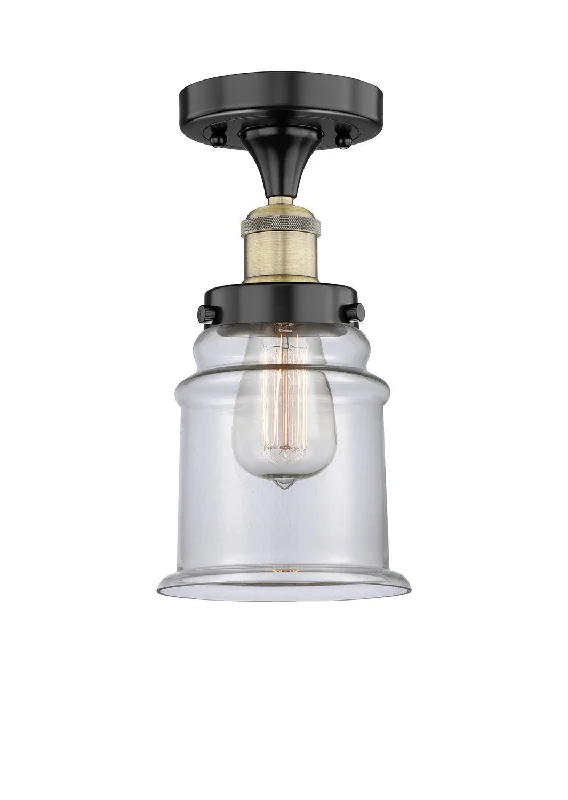 Industrial Flood Lighting for Outdoor Loading DocksEdison One Light Semi-Flush Mount Industrial Flood Lighting for Outdoor Loading DocksEdison One Light Semi-Flush Mount