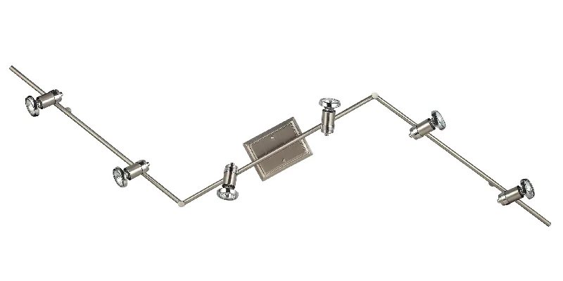 High - lumen track lighting for bright spacesCanarm IT391A06BCH10 Shay 6 Head Adjustable Track Light High - lumen track lighting for bright spacesCanarm IT391A06BCH10 Shay 6 Head Adjustable Track Light