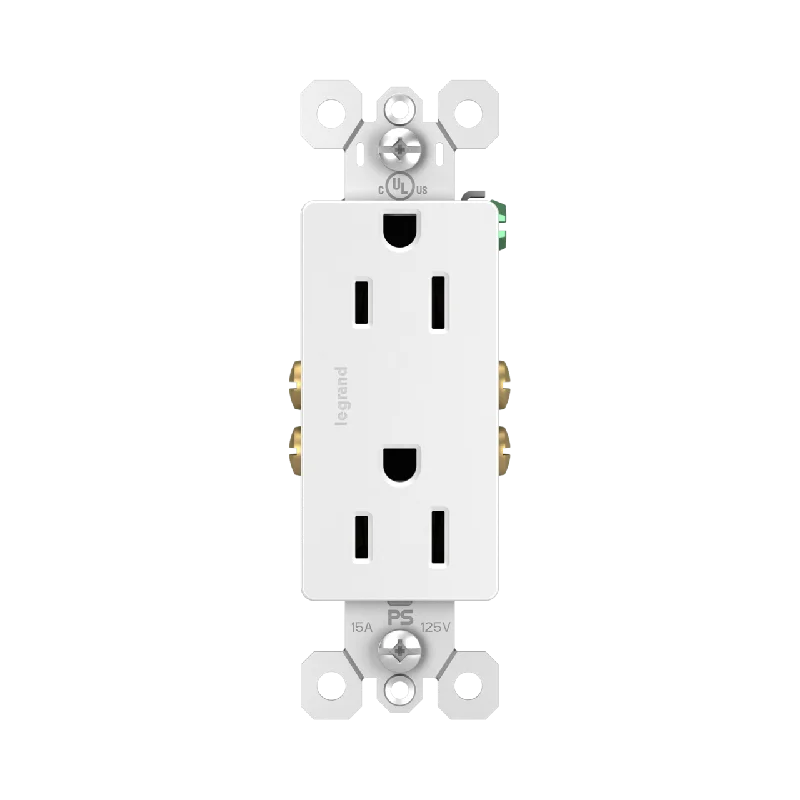 White track lighting for a clean lookPass & Seymour Legrand 885W Radiant 15Amp Decora Duplex Receptacle White White track lighting for a clean lookPass & Seymour Legrand 885W Radiant 15Amp Decora Duplex Receptacle White