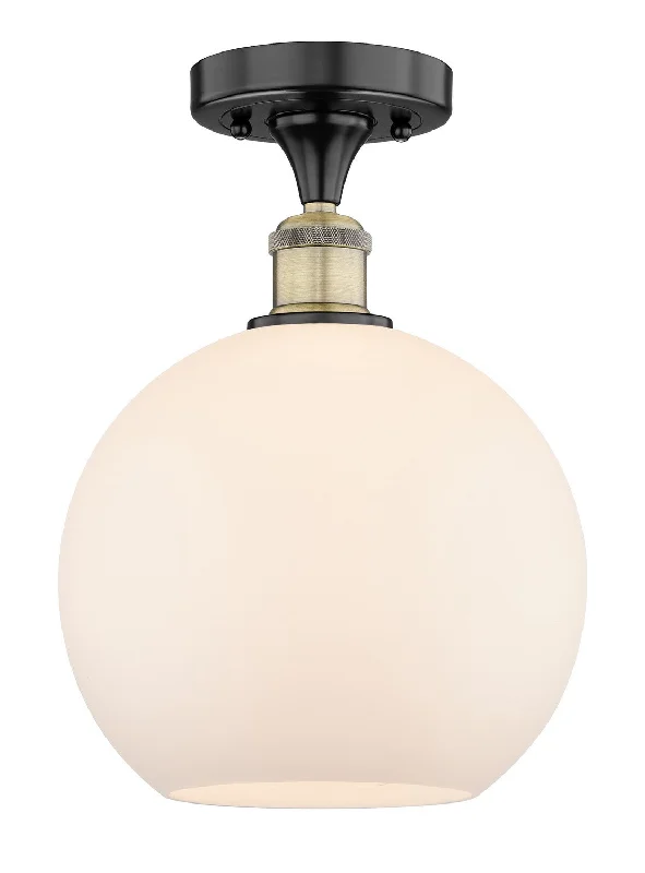 Waterproof Industrial Lighting for Wet AreasEdison One Light Semi-Flush Mount