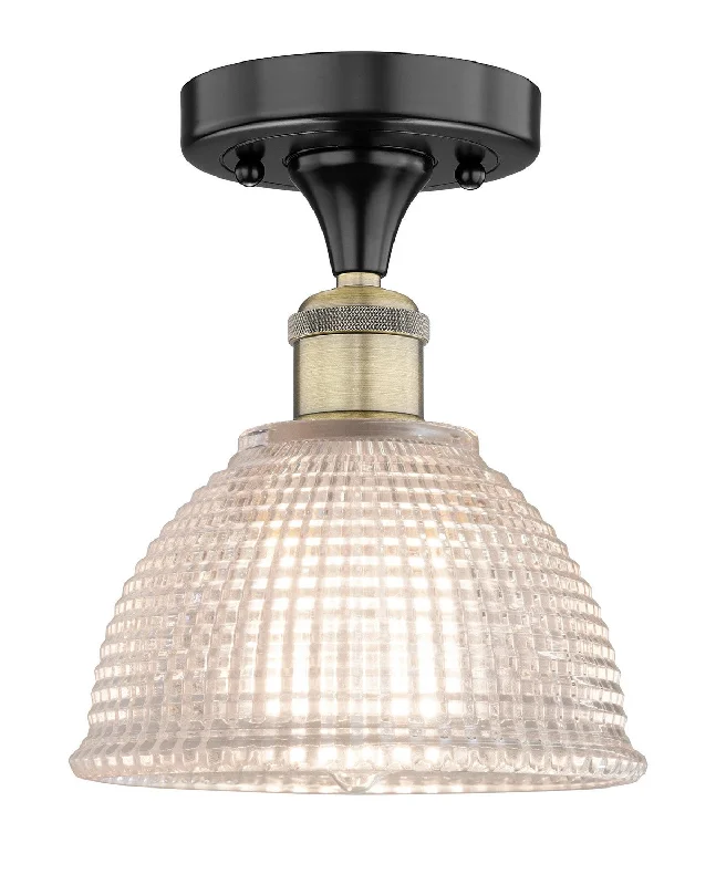 Industrial Lighting for Textile MillsEdison One Light Flush Mount