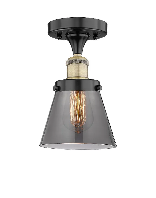 Industrial Lighting for Food Processing FactoriesEdison One Light Semi-Flush Mount Industrial Lighting for Food Processing FactoriesEdison One Light Semi-Flush Mount