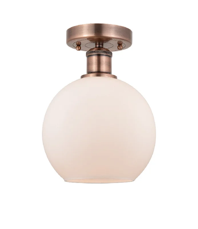 Industrial Task Lighting for Precision WorkstationsEdison One Light Semi-Flush Mount Industrial Task Lighting for Precision WorkstationsEdison One Light Semi-Flush Mount