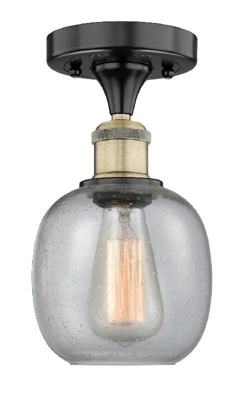 Industrial Lighting for Pharmaceutical ManufacturingEdison One Light Flush Mount