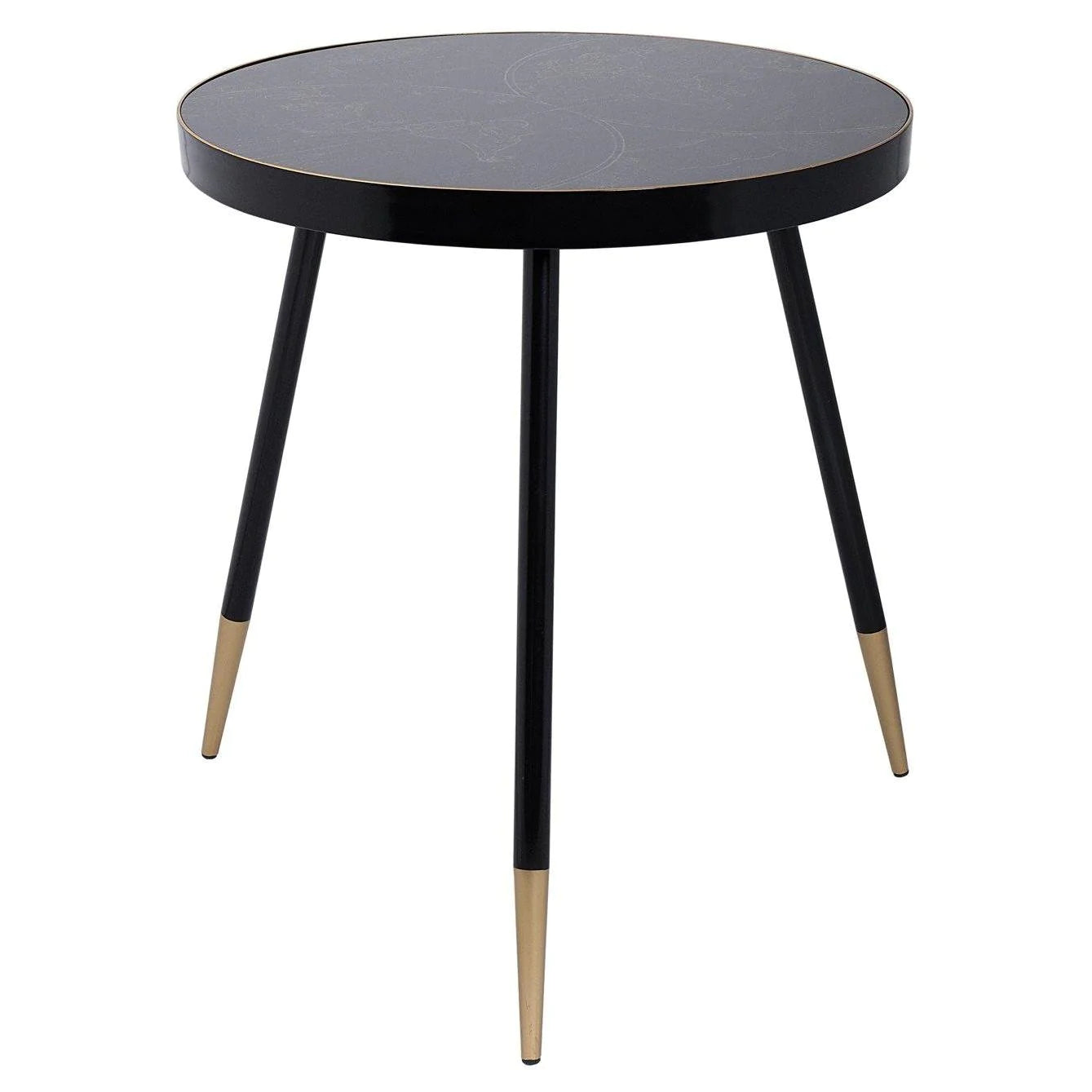 Track lighting for retail window displaysVenus Side Table - Black & Gold Finish