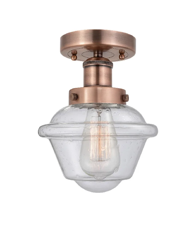 Corrosion - Resistant Industrial Lighting for Coastal FactoriesEdison One Light Semi-Flush Mount Corrosion - Resistant Industrial Lighting for Coastal FactoriesEdison One Light Semi-Flush Mount
