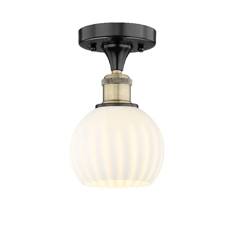 Industrial Ceiling - Mounted Lighting for Assembly PlantsEdison LED Semi-Flush Mount Industrial Ceiling - Mounted Lighting for Assembly PlantsEdison LED Semi-Flush Mount