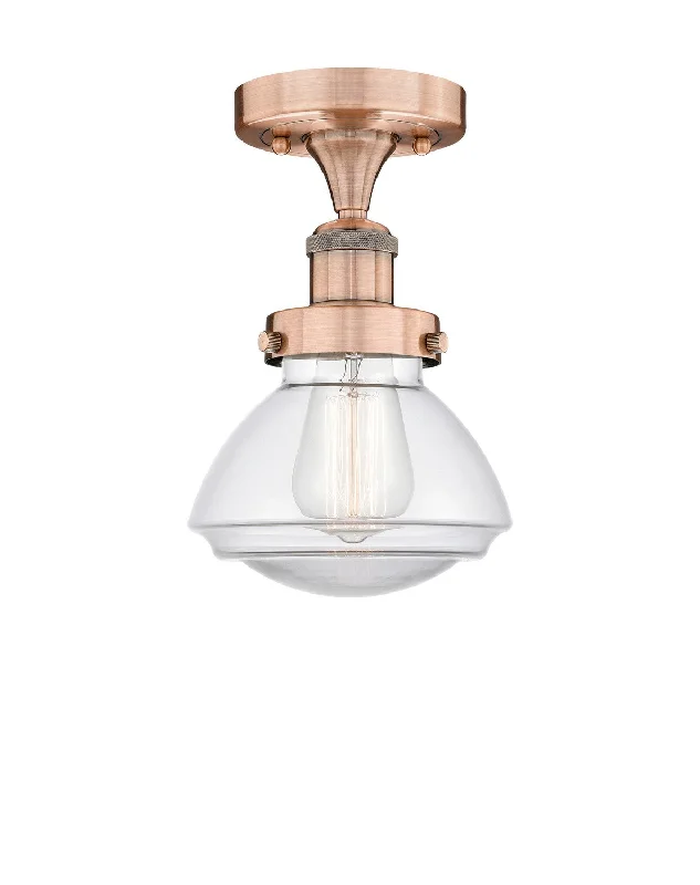 Industrial Lighting for Electronics ManufacturingEdison One Light Semi-Flush Mount Industrial Lighting for Electronics ManufacturingEdison One Light Semi-Flush Mount