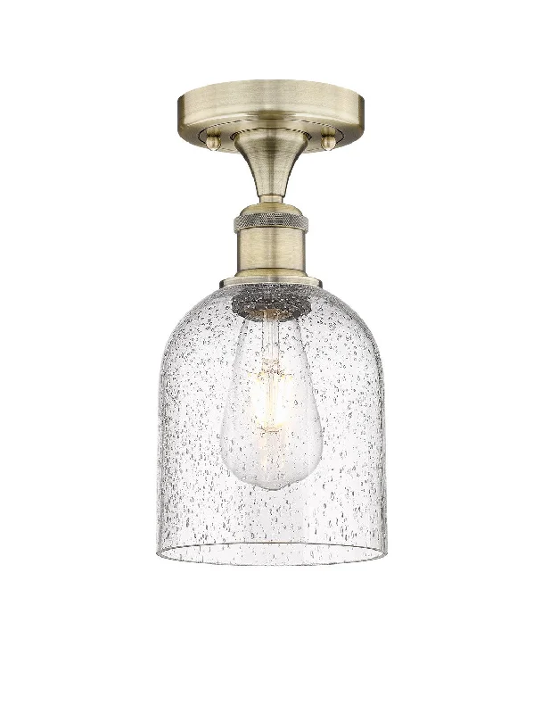 Industrial Pendant Lighting for Machine ShopsEdison One Light Semi-Flush Mount