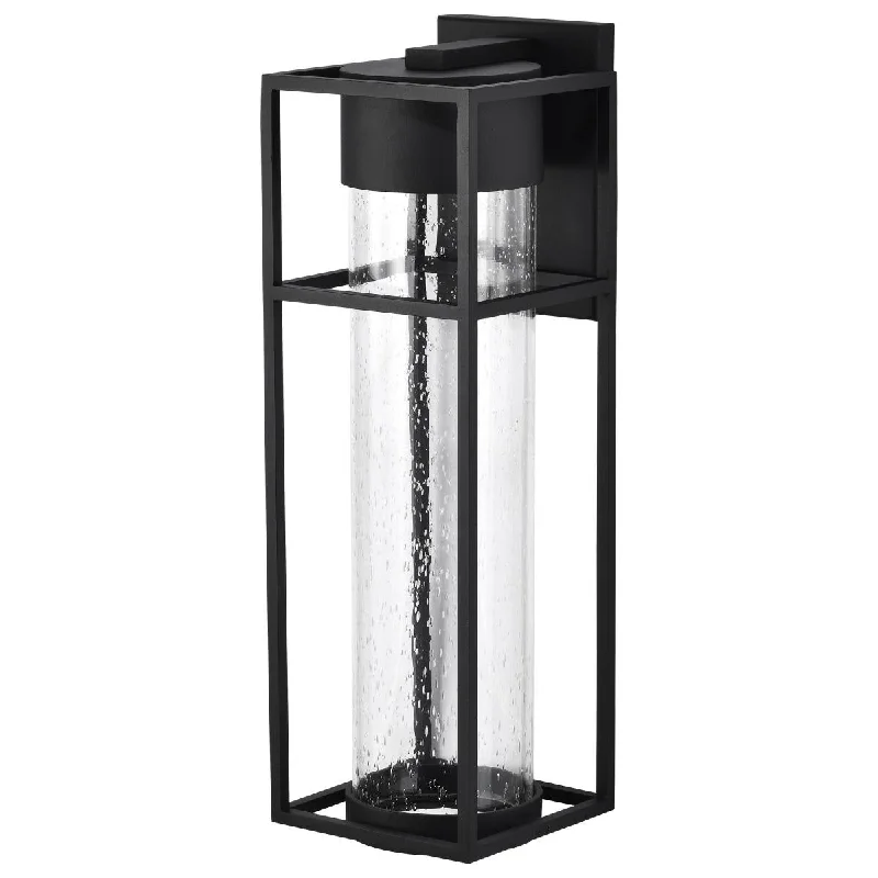 Waterproof track lighting for bathroomsNuvo 62-1614 Ledges LED Large Outdoor Wall Lantern Matte Black with Seeded Glass Waterproof track lighting for bathroomsNuvo 62-1614 Ledges LED Large Outdoor Wall Lantern Matte Black with Seeded Glass