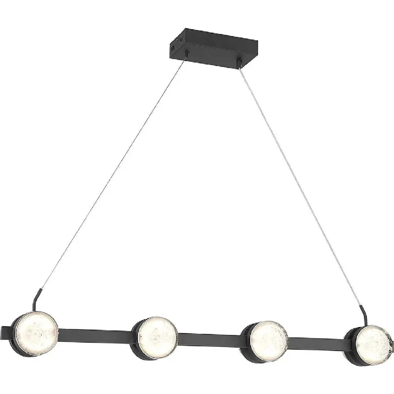 Track lighting for outdoor gardensBiscayne LED Linear Chandelier