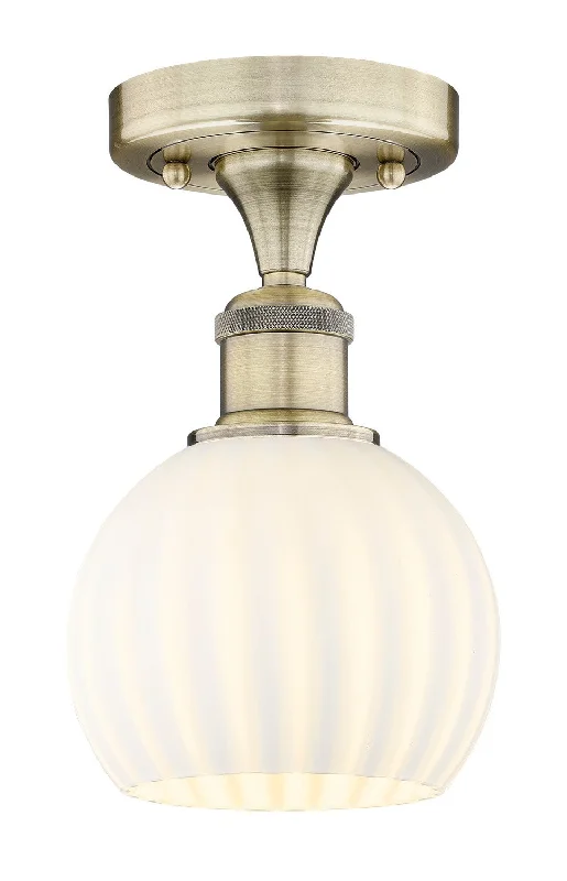 Industrial Lighting for Woodworking FactoriesEdison LED Semi-Flush Mount