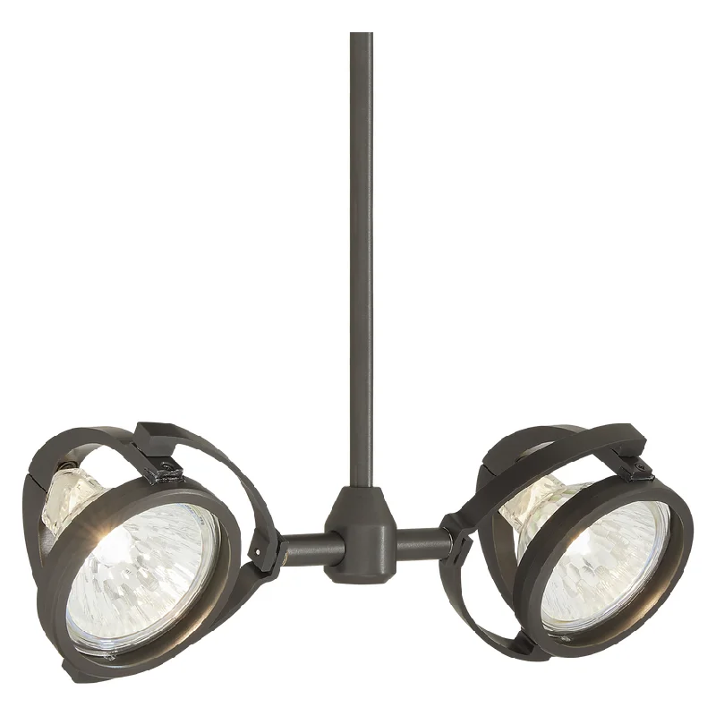 Rustic track lighting for farmhouse decorElton Head MonoPoint 12"