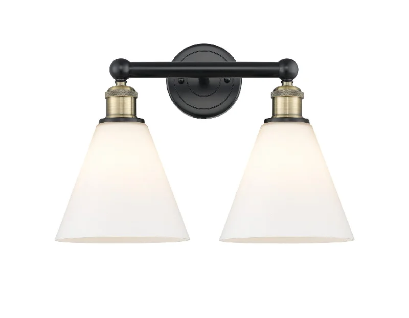 Industrial Pendant Lighting for Machine ShopsDowntown Urban Two Light Bath Vanity