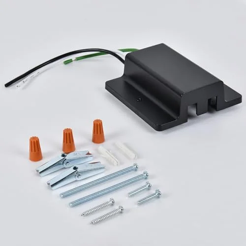 Track lighting with integrated LED driversMELUCEE H Track Floating Canopy Connector in Black Finish Suit for H Type Single Circuit 3-Wire-1 Track Rails, 1 Pack Track lighting with integrated LED driversMELUCEE H Track Floating Canopy Connector in Black Finish Suit for H Type Single Circuit 3-Wire-1 Track Rails, 1 Pack