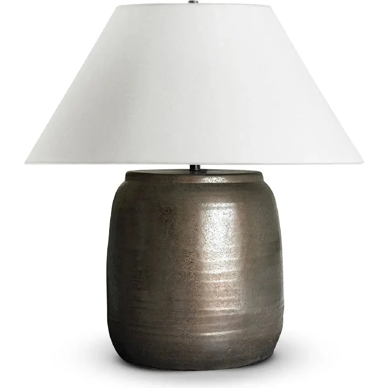 Track lighting with colored glass accentsGraham Table Lamp