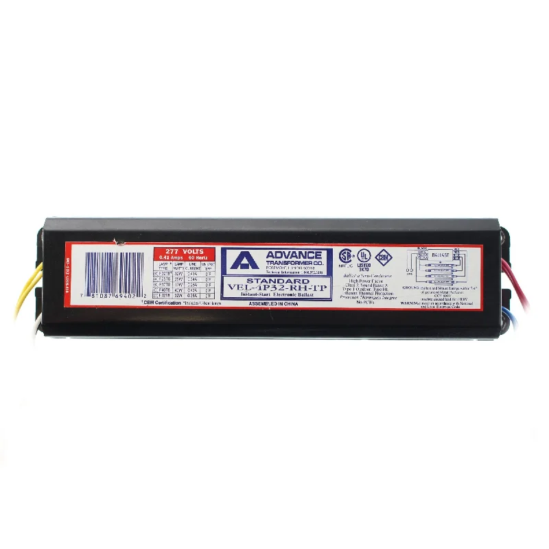 Track lighting with motion - sensor capabilitiesAdvance VEL-4P32-RH-TP Instant Start Electronic Ballast 277V Track lighting with motion - sensor capabilitiesAdvance VEL-4P32-RH-TP Instant Start Electronic Ballast 277V