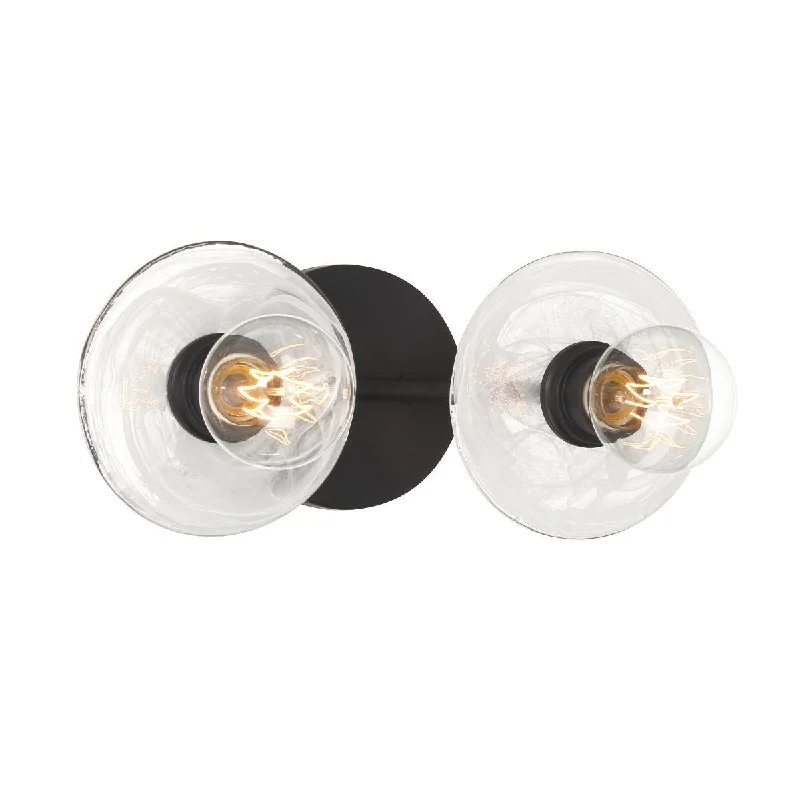 Industrial Lighting for Furniture FactoriesVapors 15 in. 2 lights Vanity Light Coal finish Industrial Lighting for Furniture FactoriesVapors 15 in. 2 lights Vanity Light Coal finish