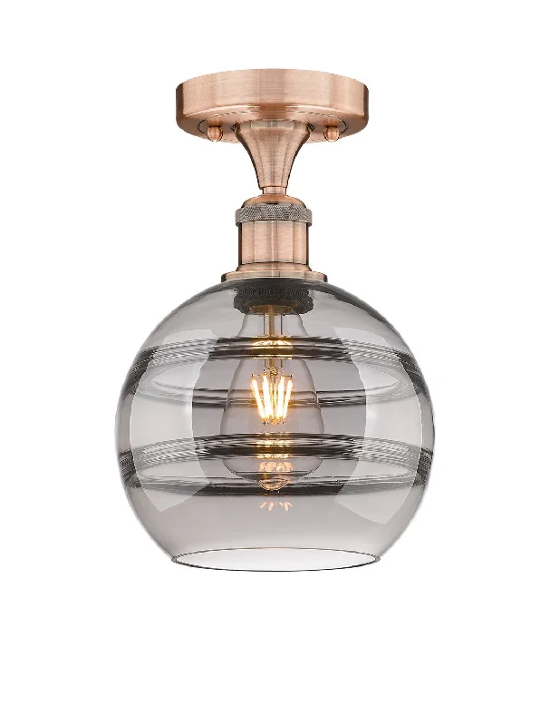 Low - Bay Industrial Lighting Fixtures for Small FactoriesEdison One Light Semi-Flush Mount Low - Bay Industrial Lighting Fixtures for Small FactoriesEdison One Light Semi-Flush Mount
