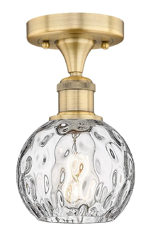 Corrosion - Resistant Industrial Lighting for Coastal FactoriesEdison One Light Semi-Flush Mount Corrosion - Resistant Industrial Lighting for Coastal FactoriesEdison One Light Semi-Flush Mount