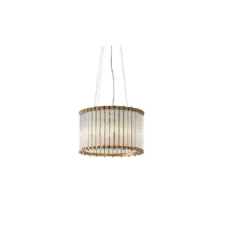 Track lighting for photography studiosArizona 6Lt Ribbed Glass Pendant