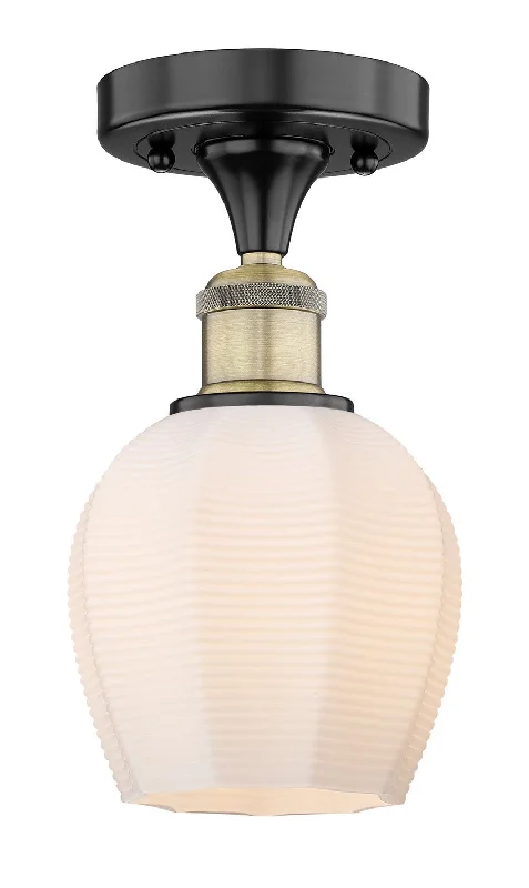 Color - Tunable Industrial Lighting for Special ApplicationsEdison One Light Semi-Flush Mount