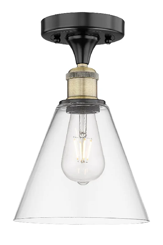 Dimmable Industrial Lighting for Ambiance ControlEdison One Light Semi-Flush Mount Dimmable Industrial Lighting for Ambiance ControlEdison One Light Semi-Flush Mount
