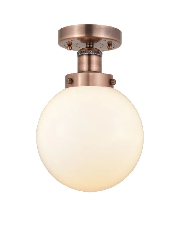 Industrial Lighting for Woodworking FactoriesEdison One Light Semi-Flush Mount