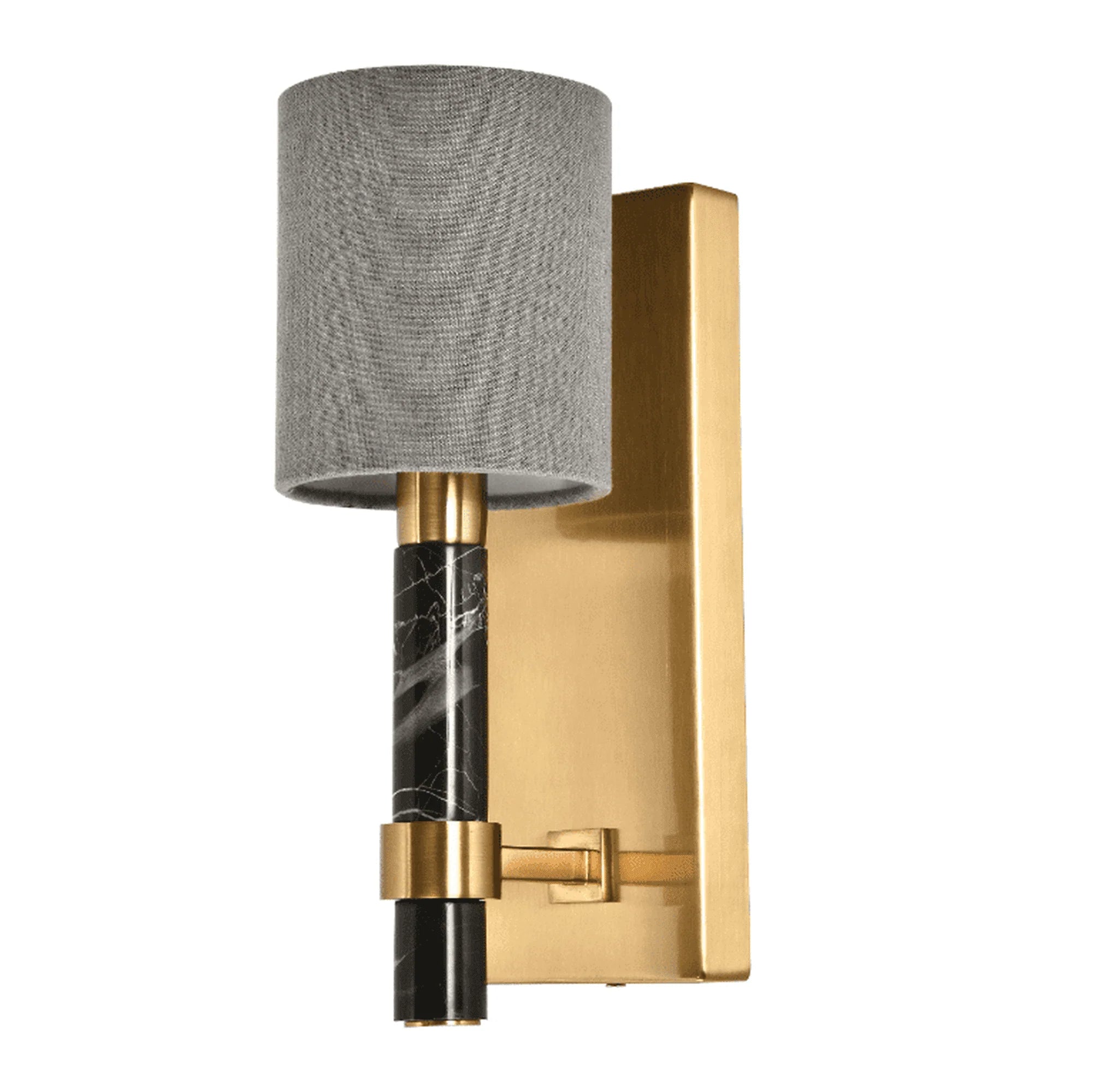 Track lighting for outdoor gardensleather wall lamps with a distressed texture for a rugged and stylish lookLola Wall Light  - Black & Marble Finish