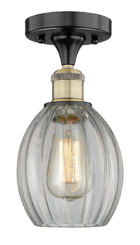 Industrial Flood Lighting for Outdoor Loading DocksEdison One Light Semi-Flush Mount Industrial Flood Lighting for Outdoor Loading DocksEdison One Light Semi-Flush Mount