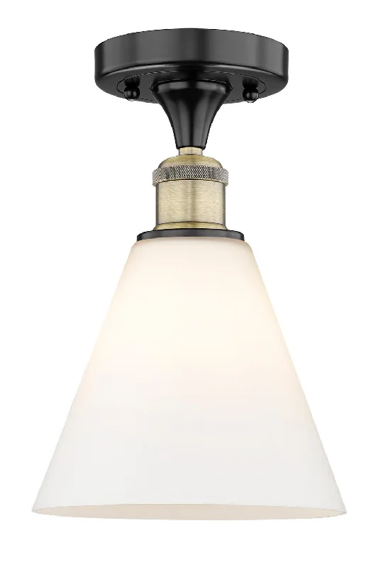 Industrial Flood Lighting for Outdoor Loading DocksEdison One Light Semi-Flush Mount Industrial Flood Lighting for Outdoor Loading DocksEdison One Light Semi-Flush Mount