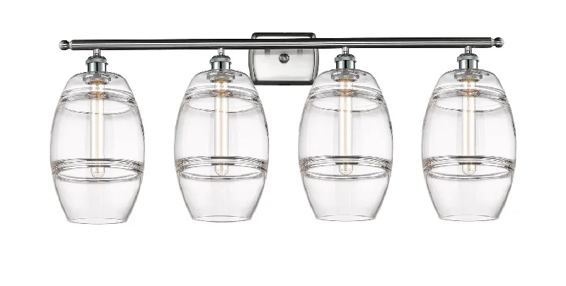 Industrial Lighting for Metal Fabrication ShopsBallston Four Light Bath Vanity